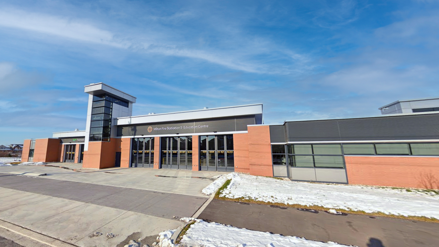 Halton Region Paramedic Services Station 17 and the Milton Fire Station