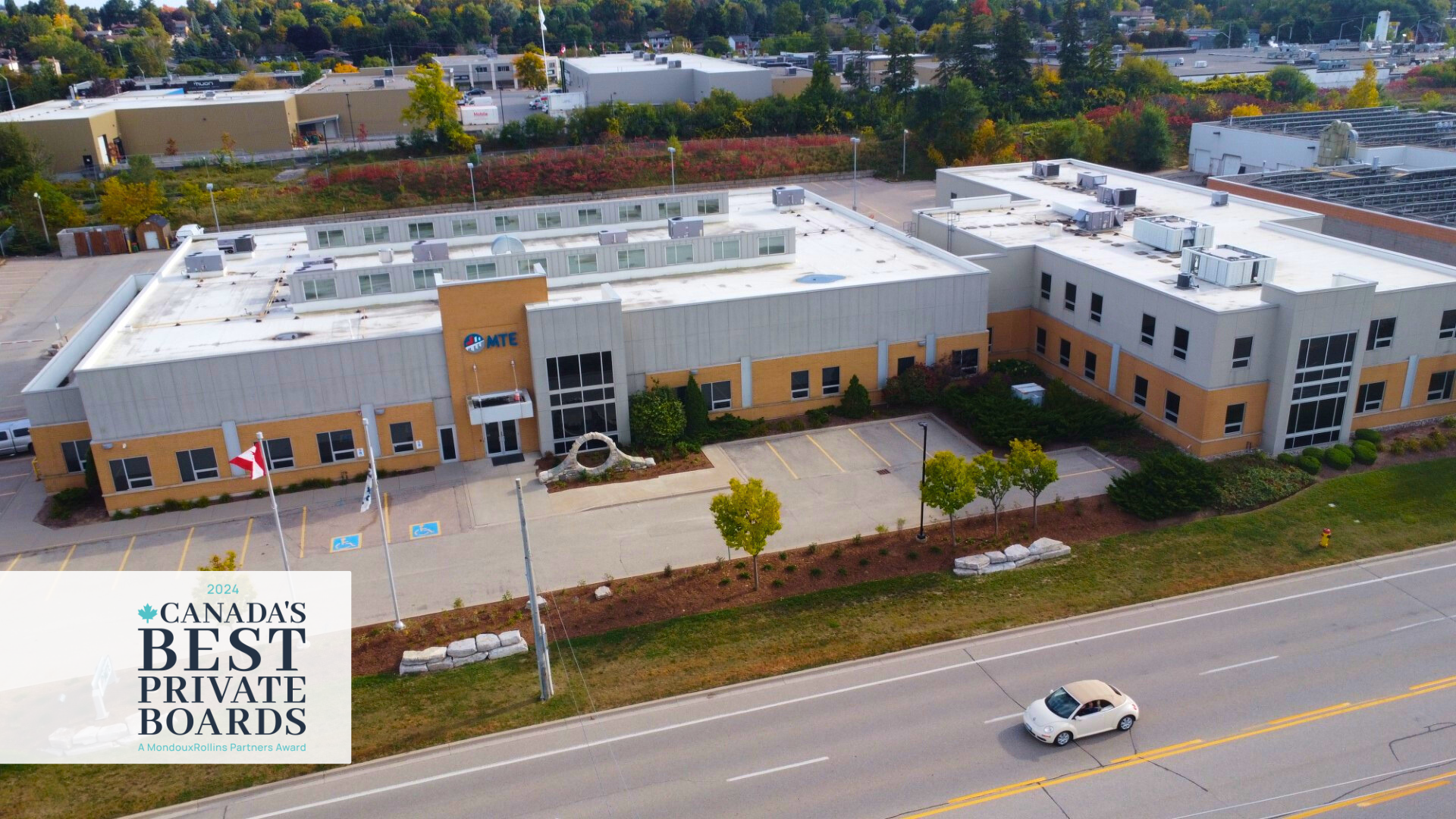 MTE Kitchener Office Aerial Image